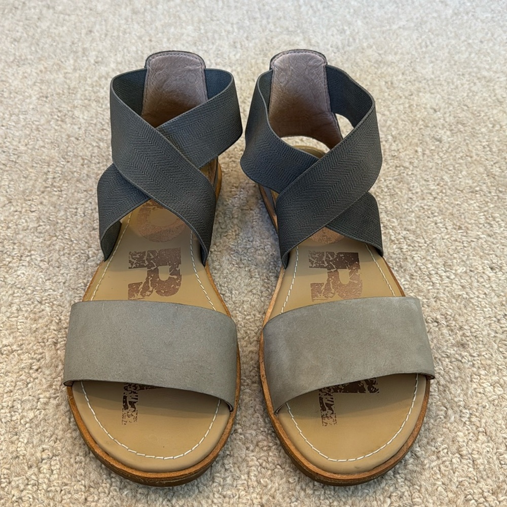 Sorel Ella Sandal Olive Green Sz 8.5